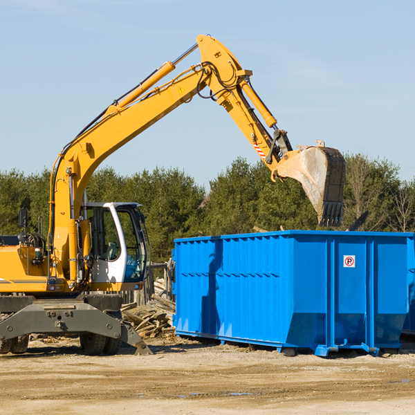 what size residential dumpster rentals are available in Homer Illinois